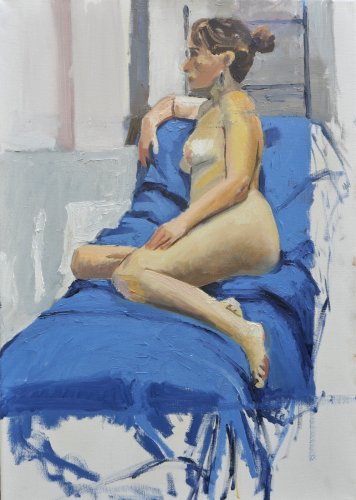 Blue nude- Heatherleys Art College.