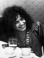 Marc Bolan. In the Mayfair dressing room, Newcastle- ca 1970.