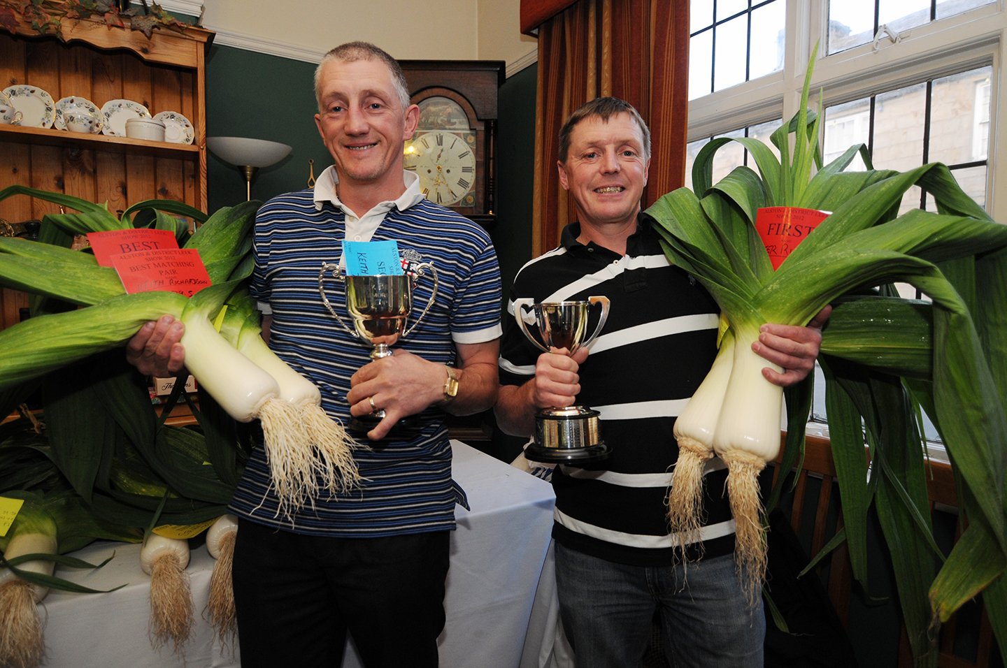 Keith and Peter Richardson- coal miners- The Cumberland Hotel, Alston.