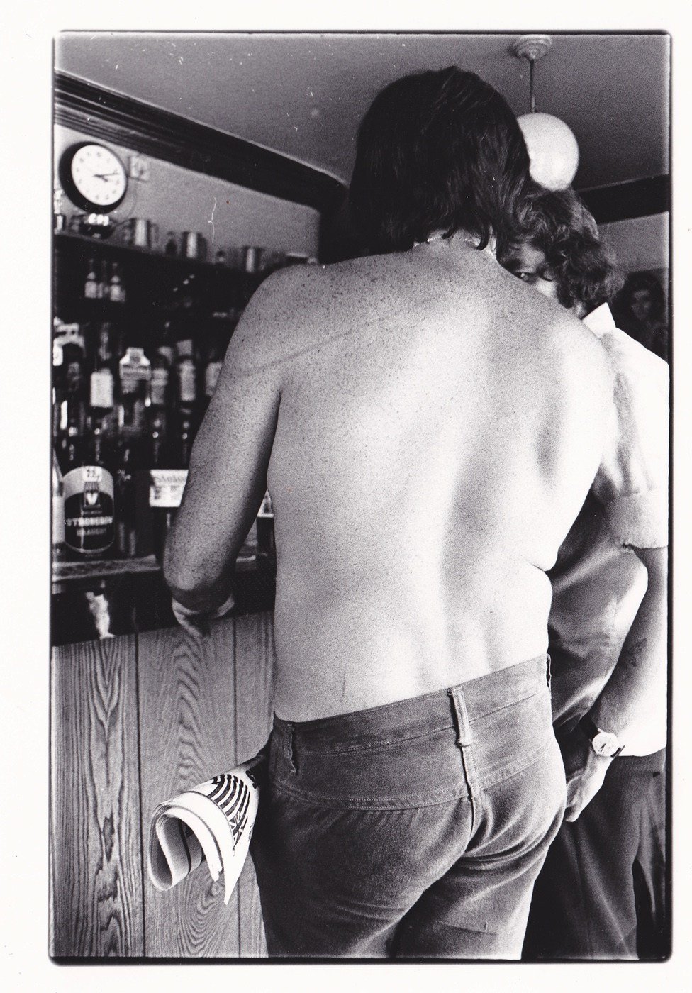 Afternoon drinking-up time in Moffat's- Cleator Moor Market Place.