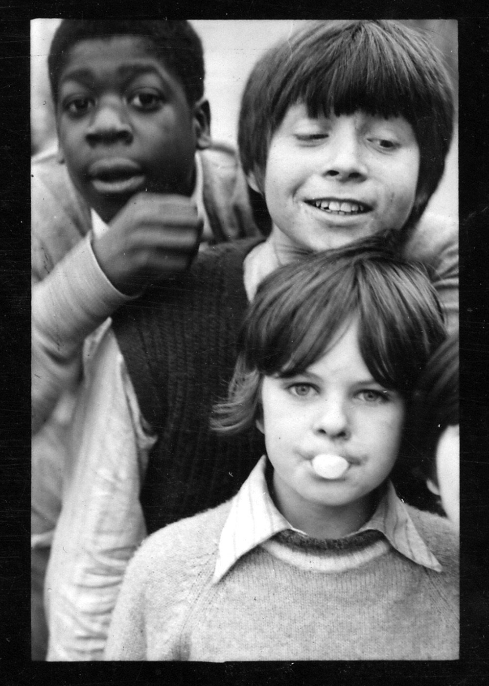 Ampton Street- King's Cross kids. Boris, Paddy and Dominic DiSpirito.