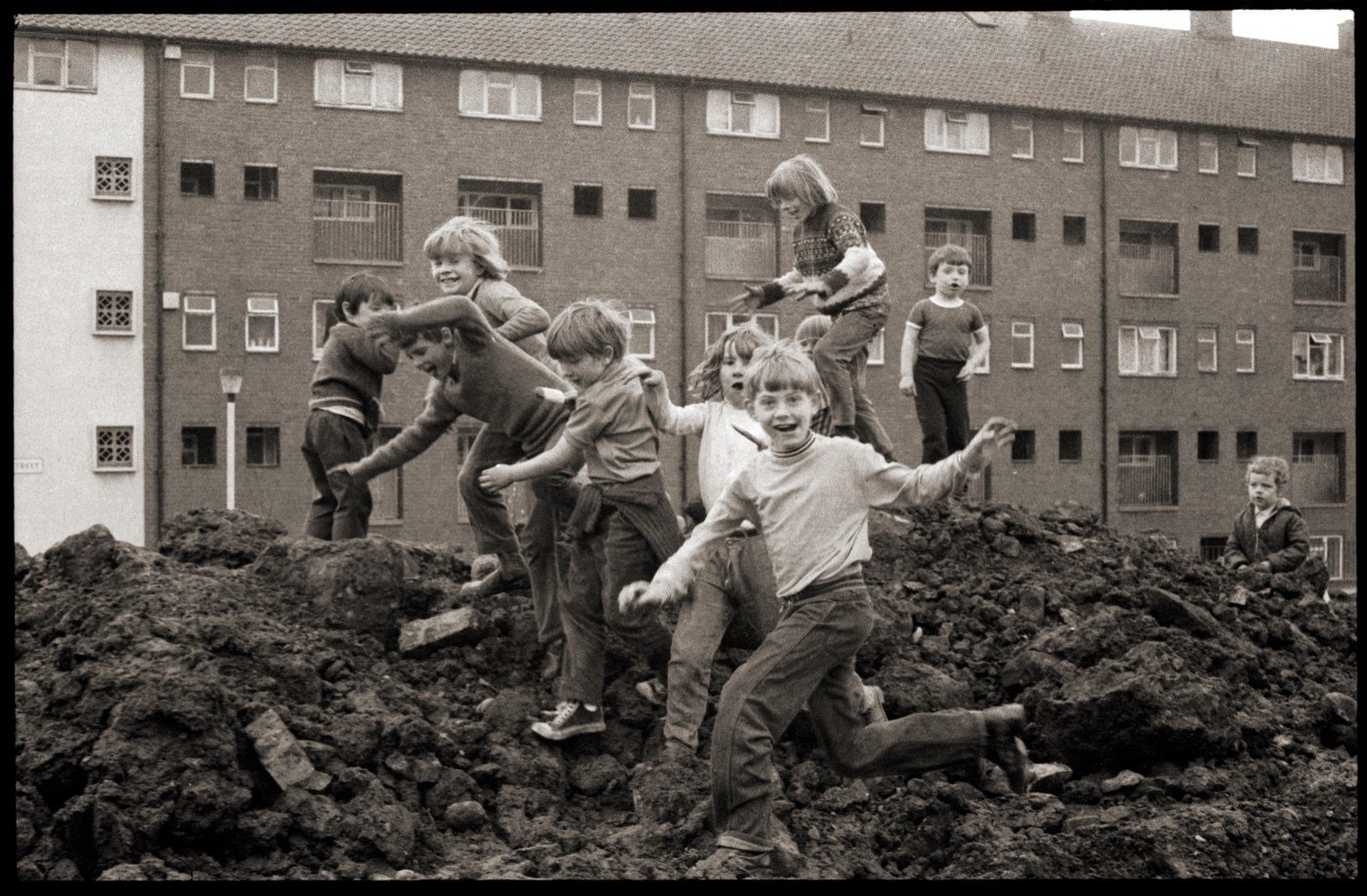 The Noble Street Flats, Keswick, Newcastle. I was employed as a detached youth worker- working with a small group of old lads- many still friends.