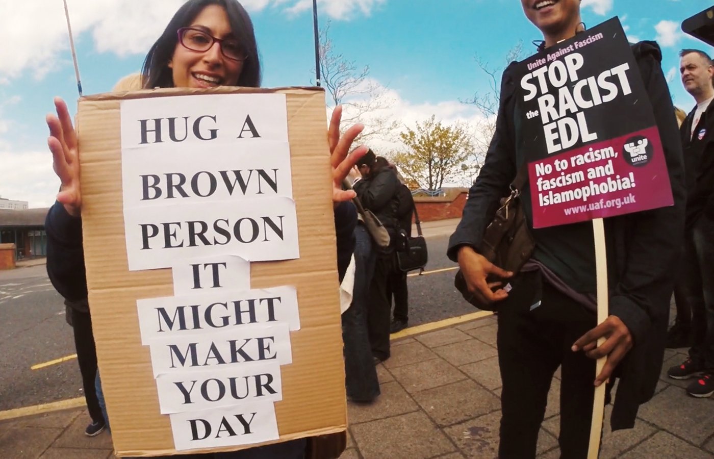 Gathering before meeting with the Northeast Infidels in Byker. I'm far too shy but thanks for the offer!