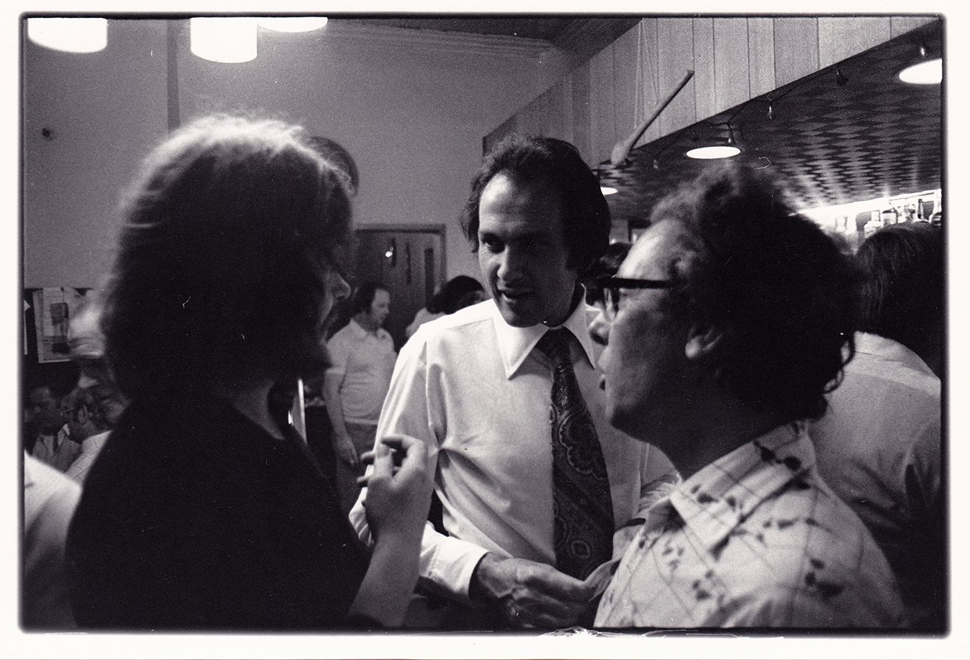 Jack Cunningham in Cleator Moor Working Men's Club.