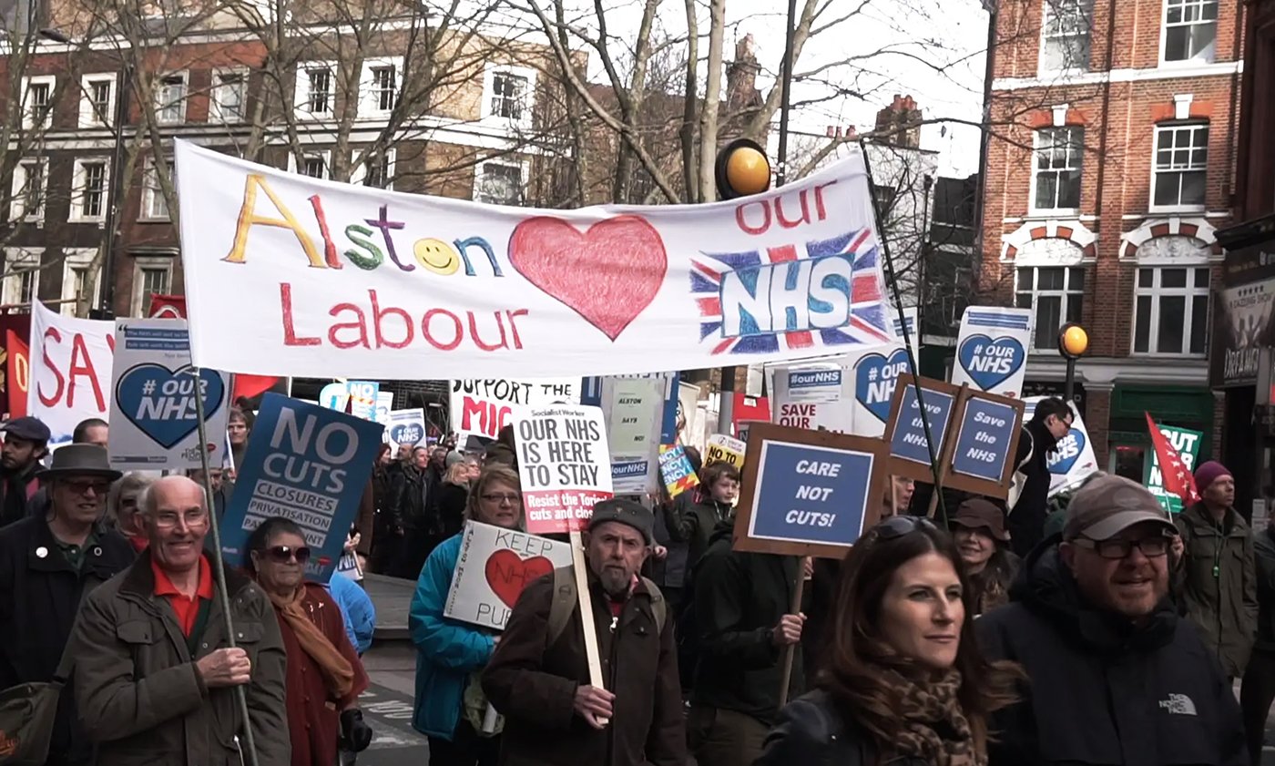 Our branch at its best- on the way to Westminster.